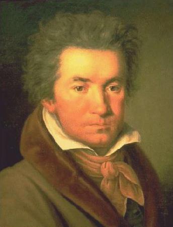 unknow artist Portrait de Ludwig van Beethoven en 1815